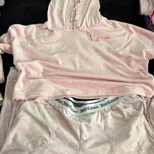 Juicy Couture Light Pink Velour Tracksuit